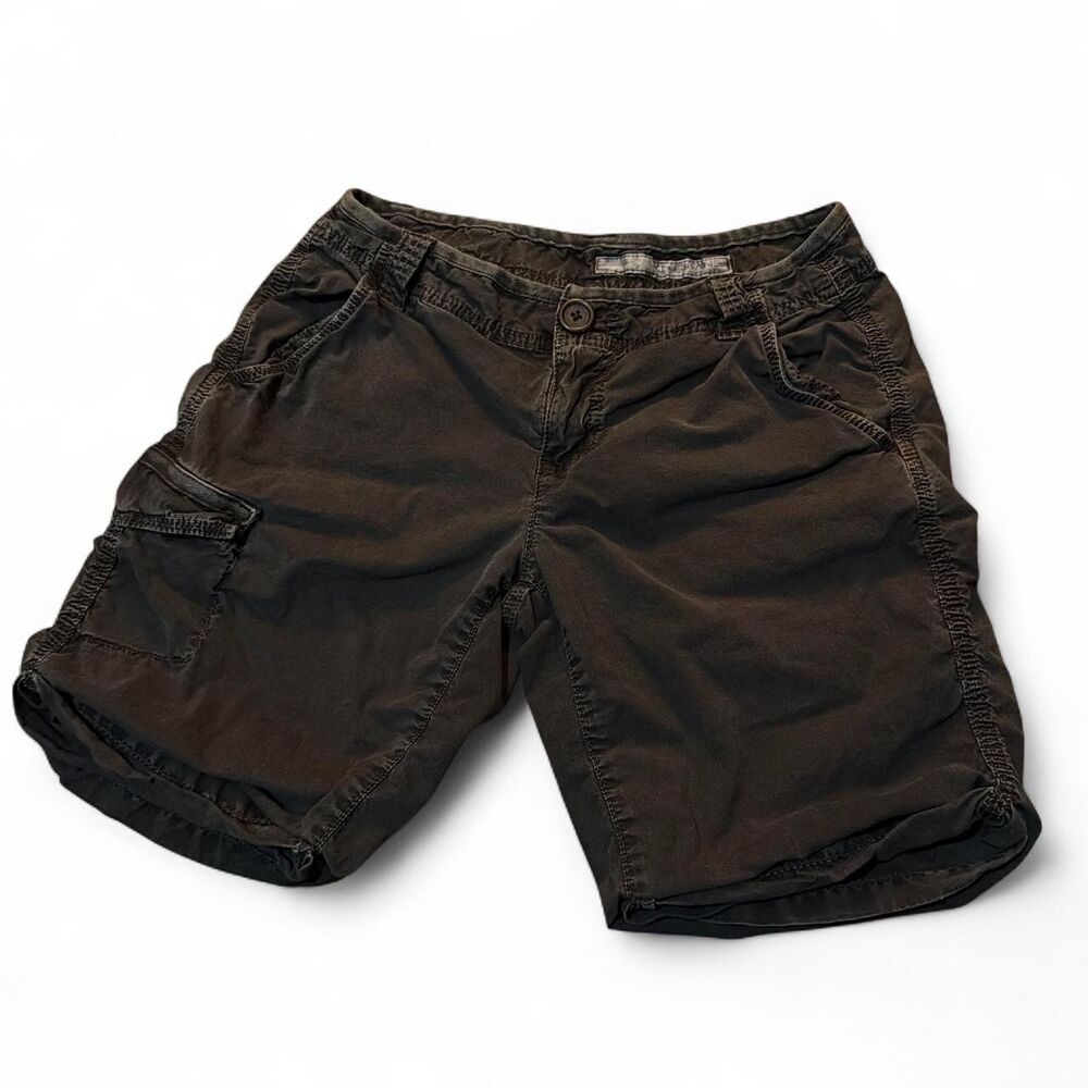 DKNY Brown Y2K Low-Rise Cargo Shorts
